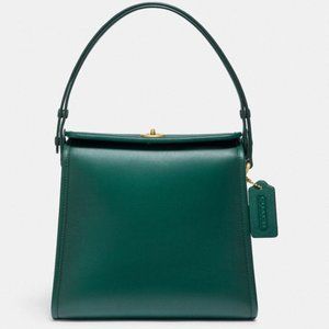 NWT COACH Originals Turnlock Shoulder Bag EMERALD